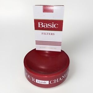 Basic Cigarettes Tobacco Advertising Loose Change Cup Bowl